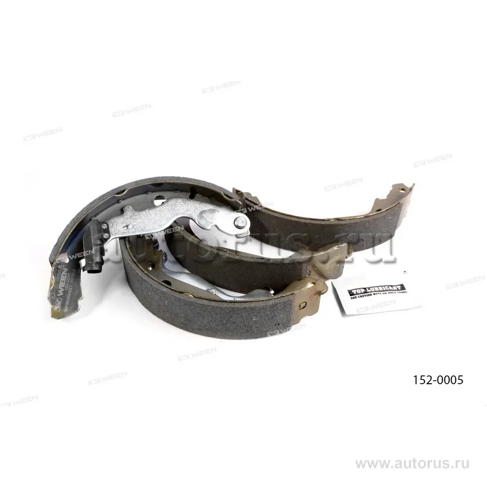 Колодки барабанные (228x39) RENAULT Duster 4x4, Kaptur 4x4 WEEN 152-0005