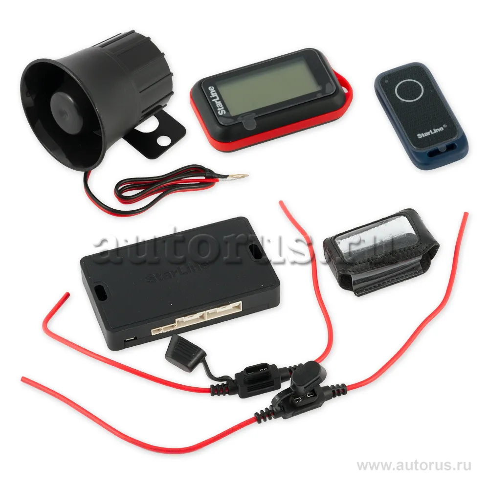 Сигнализация StarLine E96 BT PRO, 2CAN+2LIN, SLAVE,3D датчик,метка BLE 1 шт, запуск, сирена