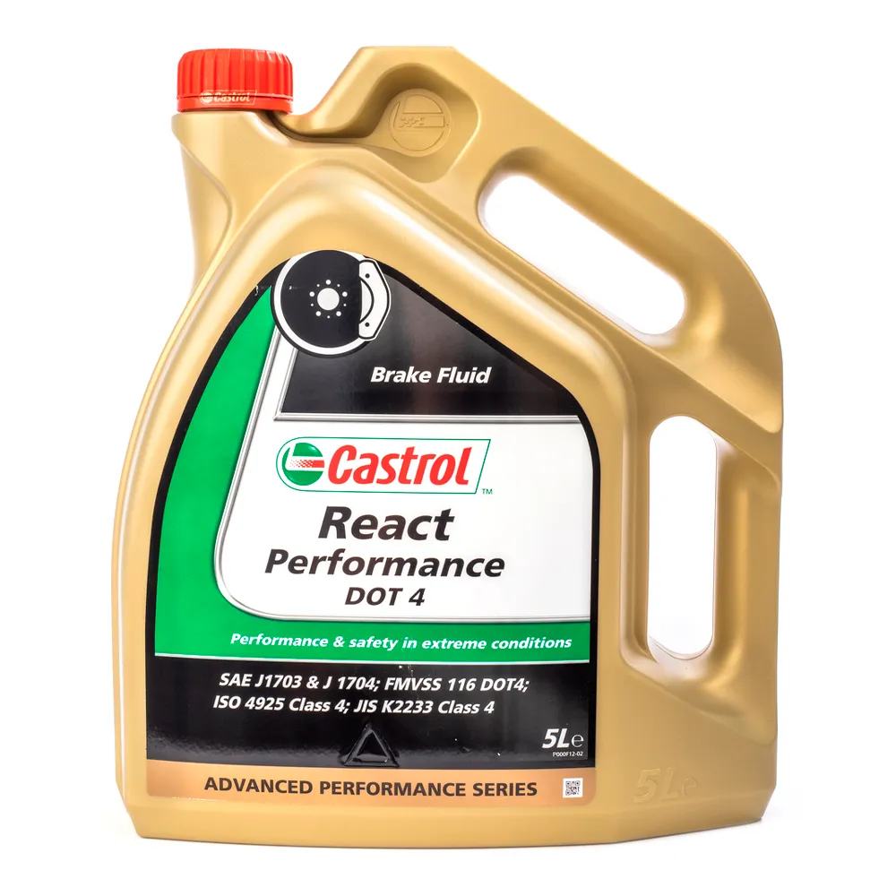 Жидкость тормозная CASTROL React Performance DOT4 5 л 157F8C