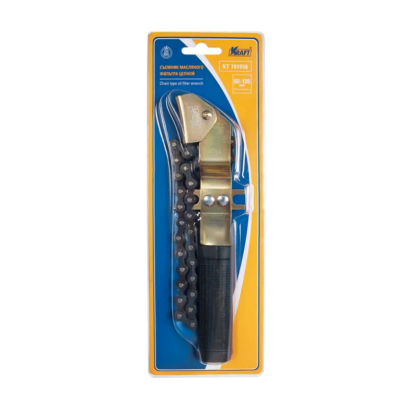 Съемник масляного фильтра цепной 60-105 мм KRAFT KT701058
