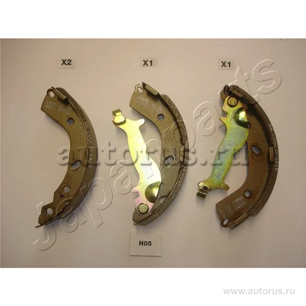 Колодки тормозные барабанные JAPANPARTS GF-H05AF
