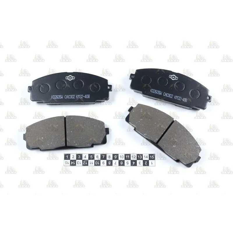 Колодки тормозные дисковые ZEVS PF-1144