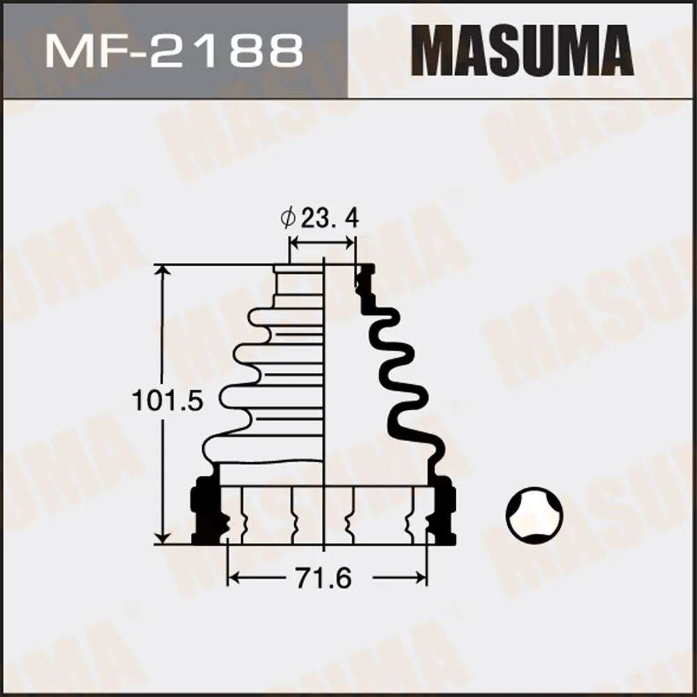 Пыльник ШРУСа TOYOTA ALLION MASUMA MF-2188