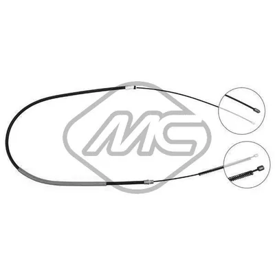 Трос ручника C15 DS ALL DX/SX-RH/LH Metalcaucho 80030