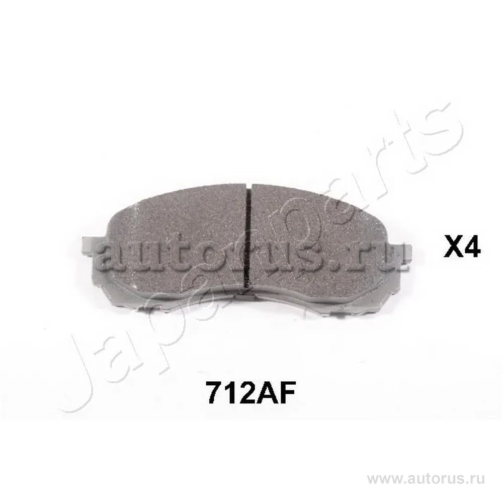 Колодки тормозные дисковые JAPANPARTS PA712AF