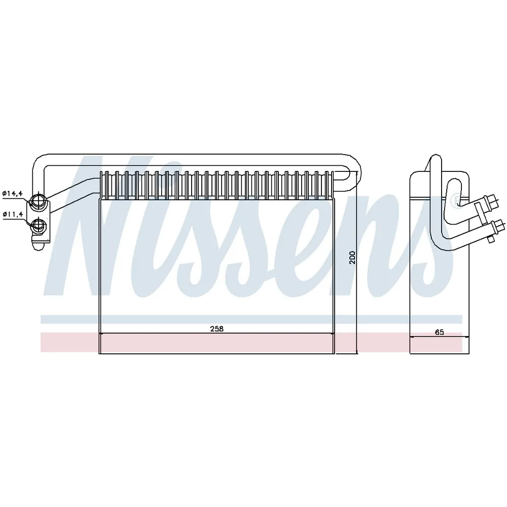 Испаритель кондиционера BMW E46 98- NISSENS 92177