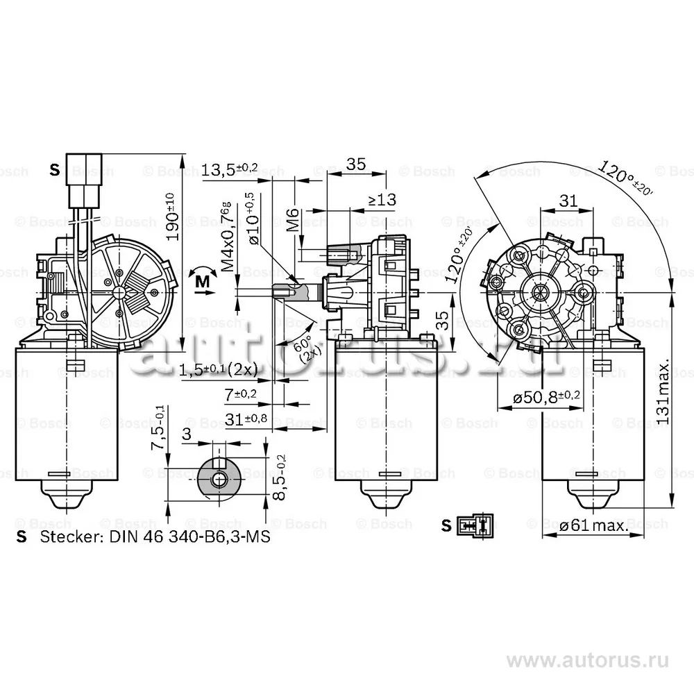 МОТОР СТЕКЛООЧИСТИТЕЛЯ CHP