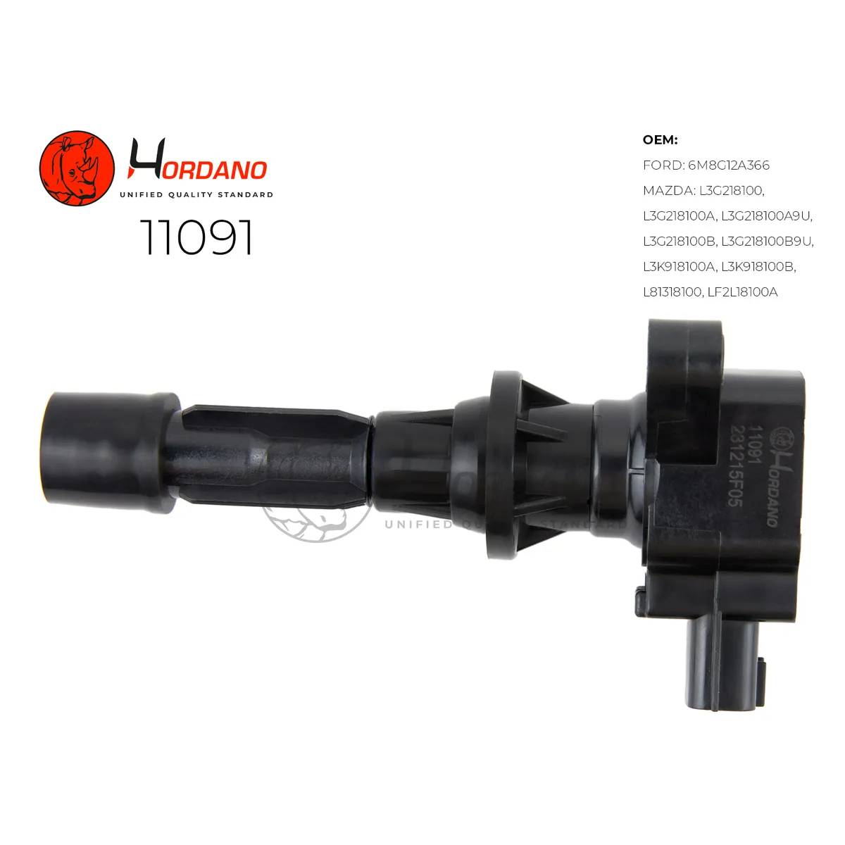 Катушка зажигания MAZDA CX-7 Вездеход закрытый 10.07- MZR DISI Turbo Hordano 11091