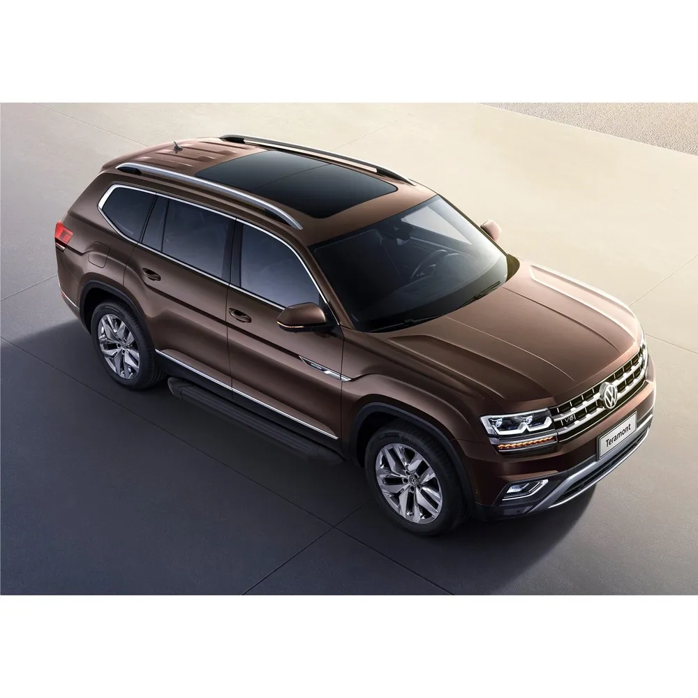 Порог-площадка Black F193ALB + комплект крепежа, RIVAL, Volkswagen Teramont 2018- Volkswagen Teramont F193ALB.5805.1