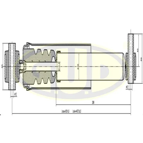 АМОРТИЗАТОР REN LAGUNA II 1.6-2.0/1.9DCI 01- ЗАД GSA553803