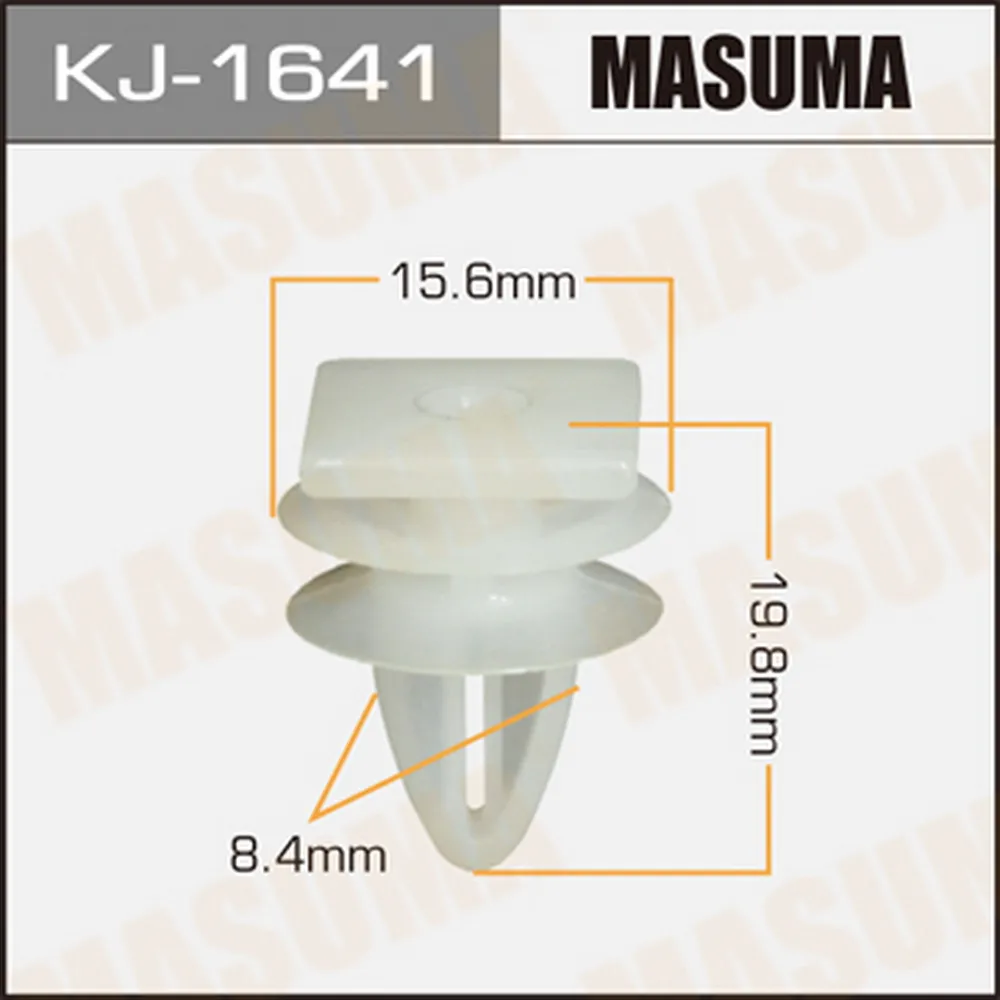 КЛИПСА КРЕПЕЖНАЯ MASUMA 1641-KJ MASUMA KJ1641