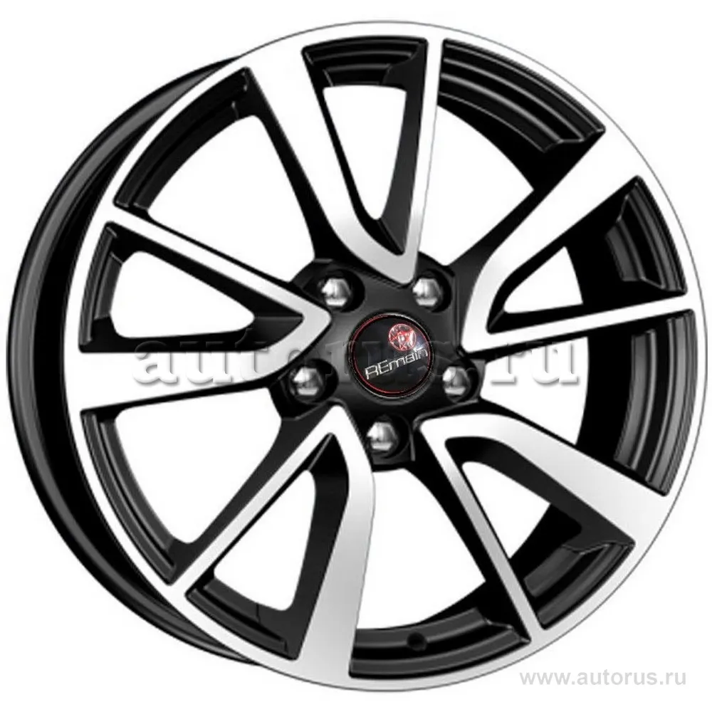 Диск литой R17 7J 5x114.3/60.1 ET45 Remain R162 алмаз черный 16202AR