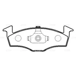 Колодки передние SKODA Fabia/Roomster/Praktik/VW Polo 01-09 CTR GK1248