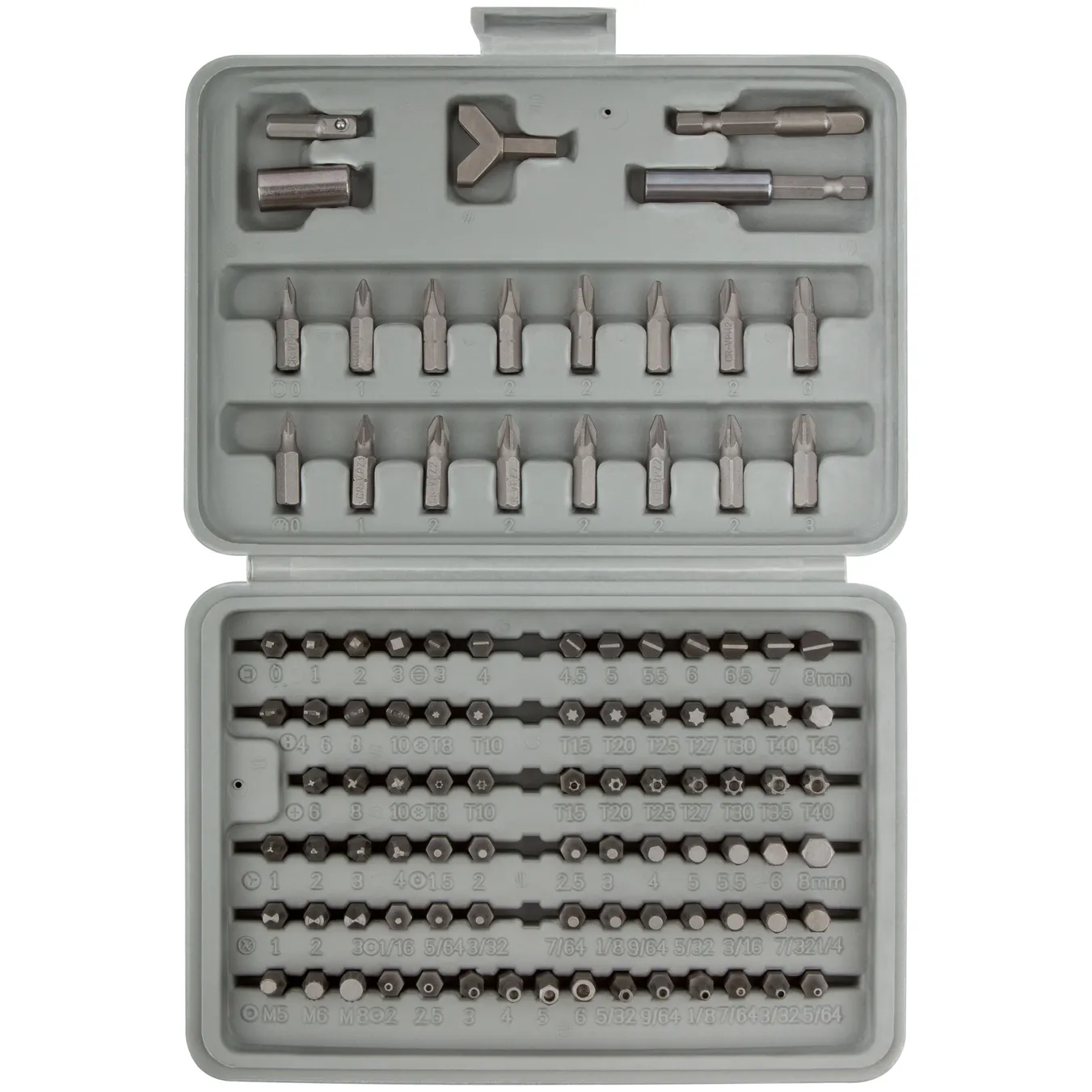 Набор бит 100 шт. CrV FIT 57859