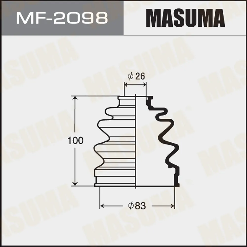Пыльник ШРУСа MITSUBISHI DELICA MASUMA MF-2098