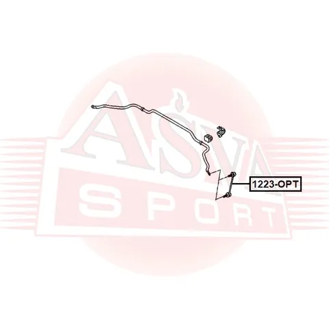 Тяга стабилизатора ASVA 1223-OPT