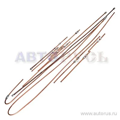 Трубки тормозные УАЗ 452 комплект 12шт