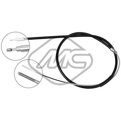 Трос ручника BMW 316-318-320 ALL SX-LH Metalcaucho 80312