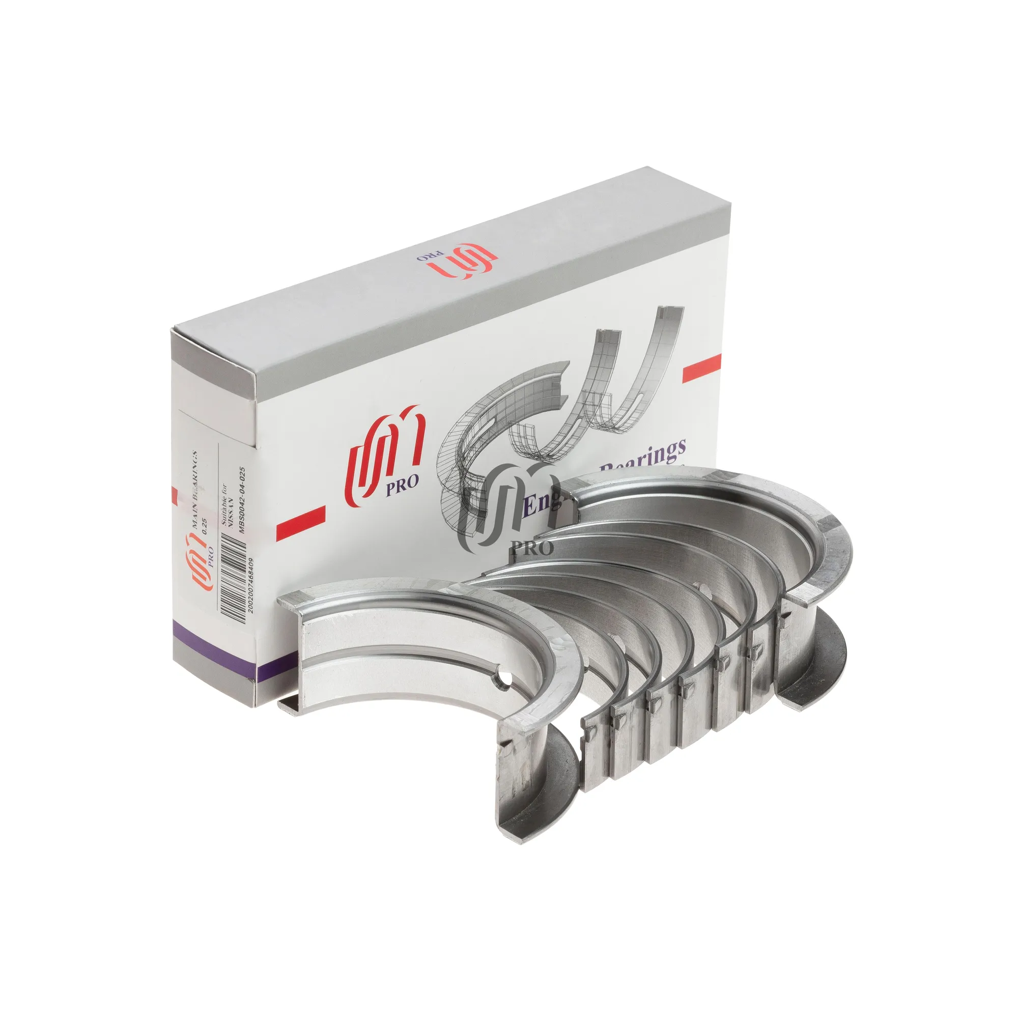 Вкладыши коренные 0.25 NISSAN VG30E UM UNITED MOTORS UMPRO MBS004204025