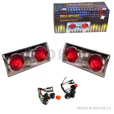 Фонари задние ВАЗ 2107 тонир/хром RS-02618. Pro sport VSK 00-00042301