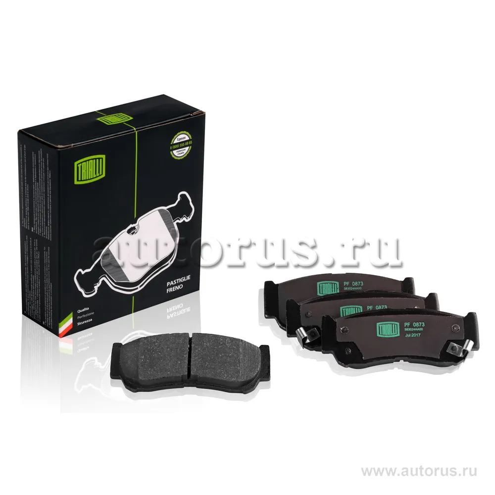 Колодки торм. для а/м Hyundai Santa Fe (06-) диск. зад. TRIALLI PF 0873