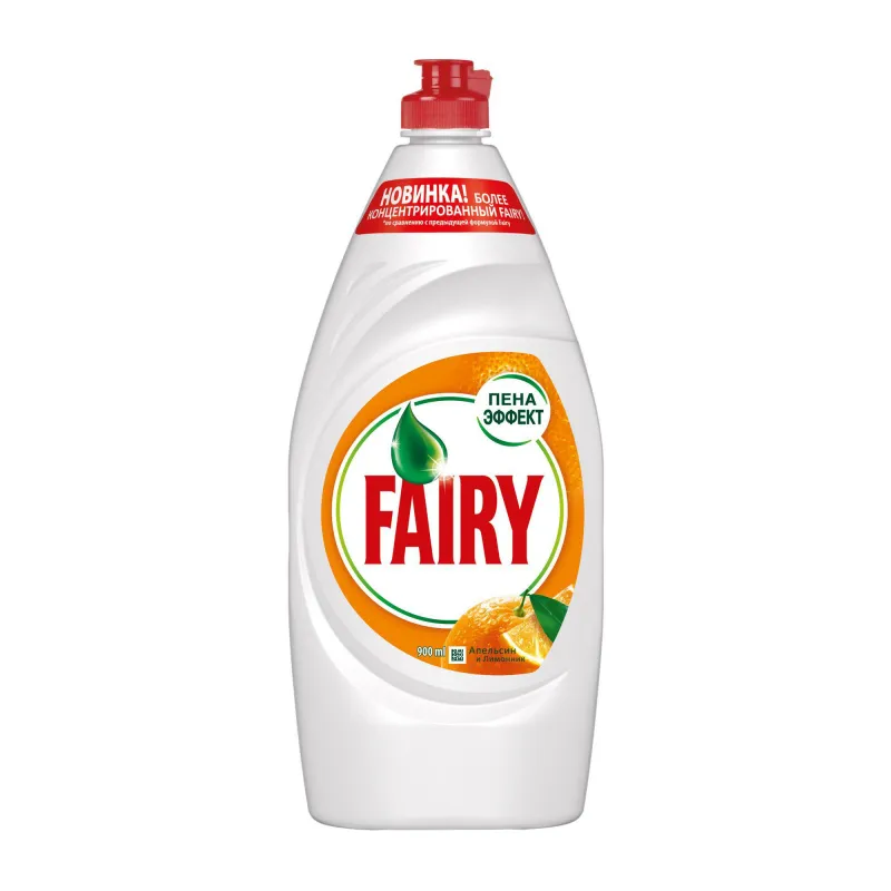 Средство для мытья посуды FAIRY (Фейри) Апельсин и лимонник 900 мл
