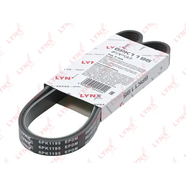 Ремень поликлиновый LYNXauto 6PK1195