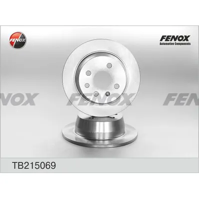 Диск тормозной задний!/ OPEL ASTRA/VECTRA 1.8/2.0 88> FENOX TB215069