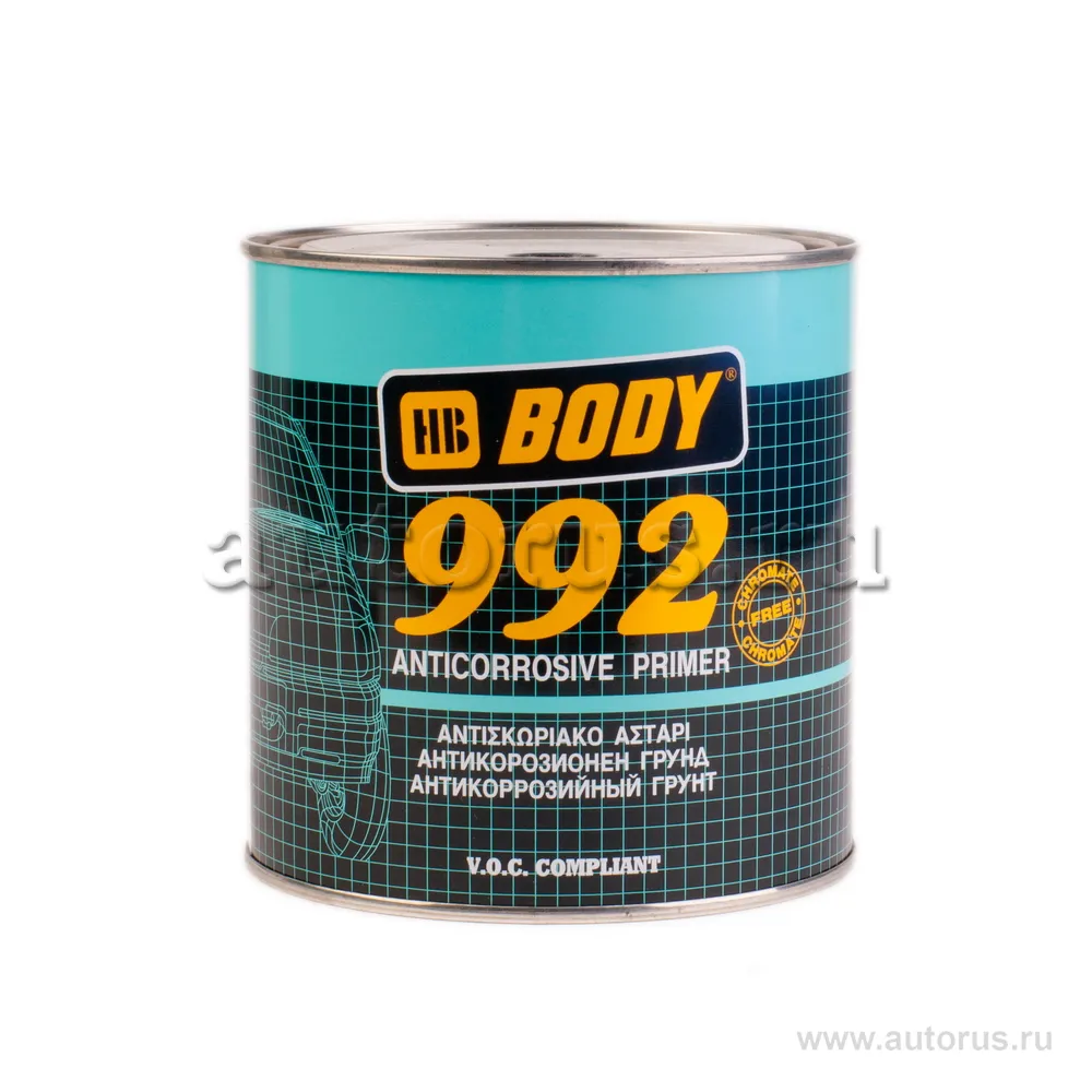 Грунт черный 992, 1кг BODY 9920200001