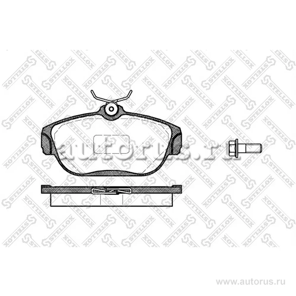 Колодки дисковые п. Volvo 940/960 2. STELLOX 379 000-SX