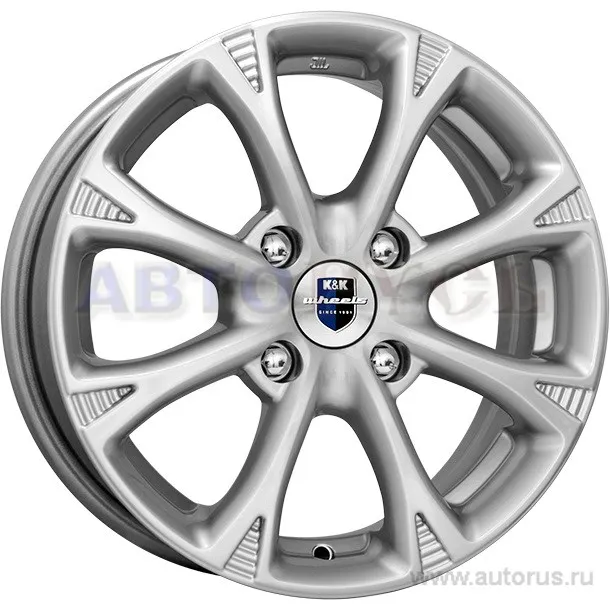 Диск литой R15 6J 4x100/67.1 ET38 КИК Блюз блэк платинум 22757