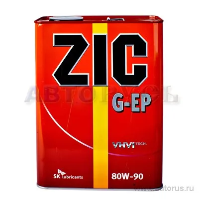 Масло трансмиссионное ZIC G-EP GL-4 80W90 полусинтетическое 4 л 167033
