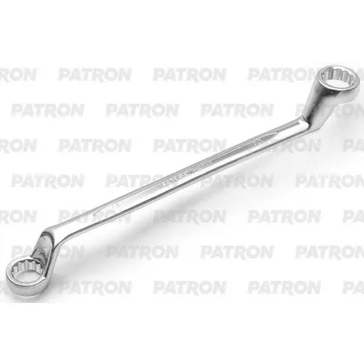 Ключ накидной изогнутый на 75 градусов, 19х22 мм PATRON P-7591922