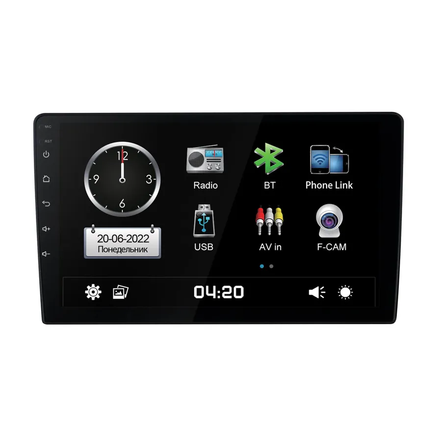 Автомобильная мультимедийная система ,Car Play Android Auto, BT, IPS,1024*600, 10 INCAR Incar ADF-7710