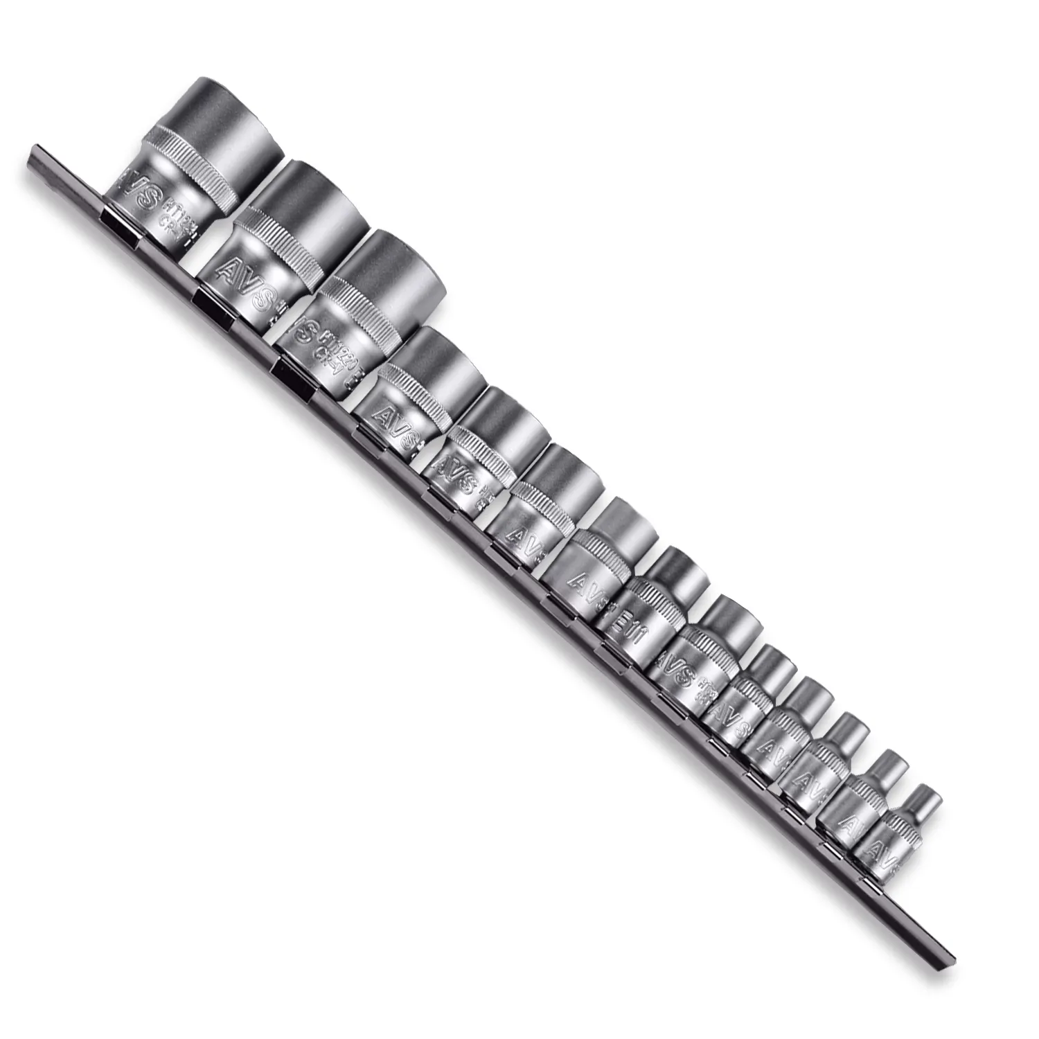 Набор головок торцевых 1/4, 3/8, 1/2DR TORX (E4-E24) (14 предметов) на держателе NTX- AVS A07827S
