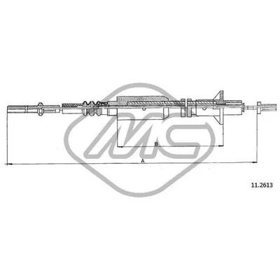 Трос сцепления OPL OMEGA 3/0 Metalcaucho 82419