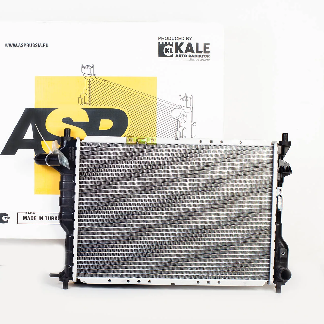 Радиатор охлаждения Chevrolet Spark (05-) M/A паяный ASP AL10534