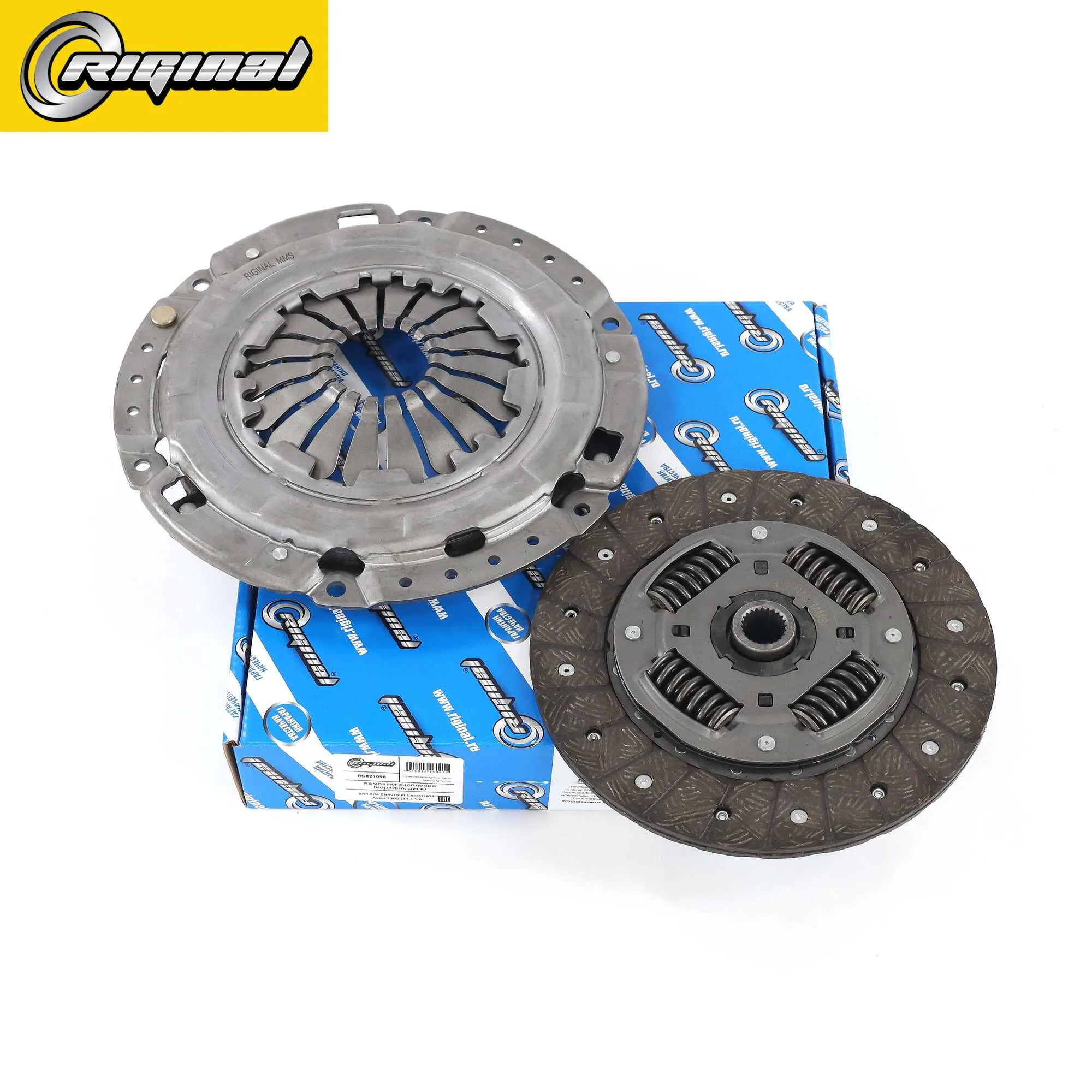 Пакет сцепления (корзина, диск) для а/м Chevrolet Lacetti (04-)/Aveo T250 (-11) Riginal RG821098
