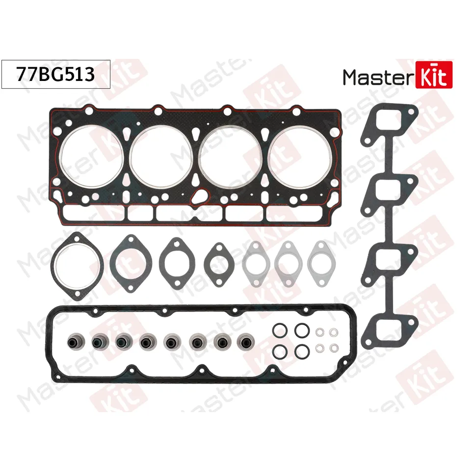 Комплект прокладок ГБЦ Ford TRANSIT (T_ _) 4AE MASTERKIT 77BG513