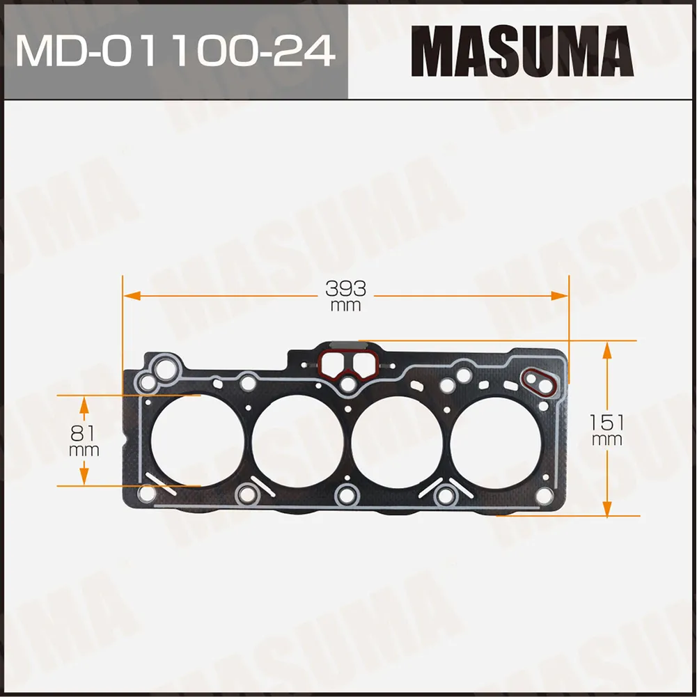 Прокладка ГБЦ TOYOTA CARINA MASUMA MD-01100-24