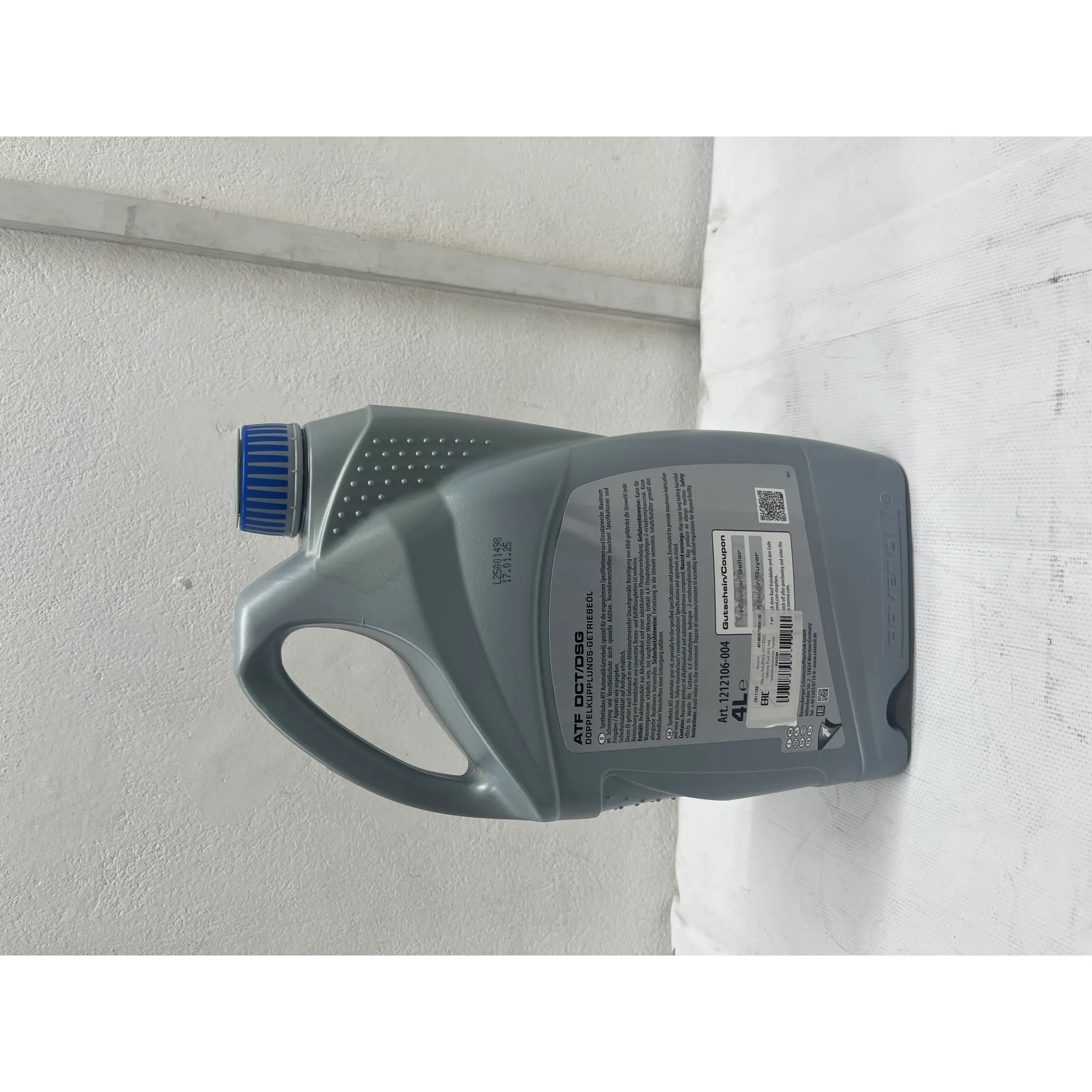 Уценка Масло трансмиссионное Ravenol DCT/DSG синтетическое 4 л 4014835718999-N0