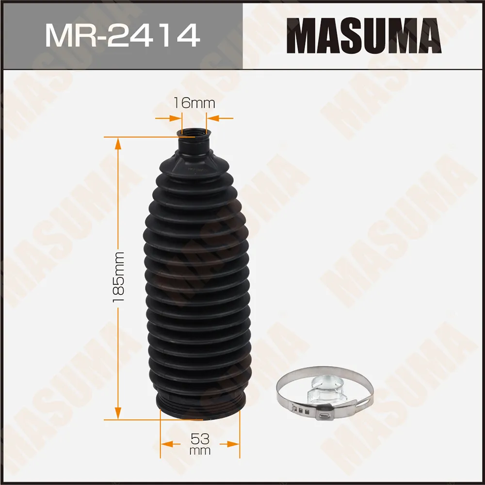 Пыльник рейки рулевой пластик MASUMA MR-2414