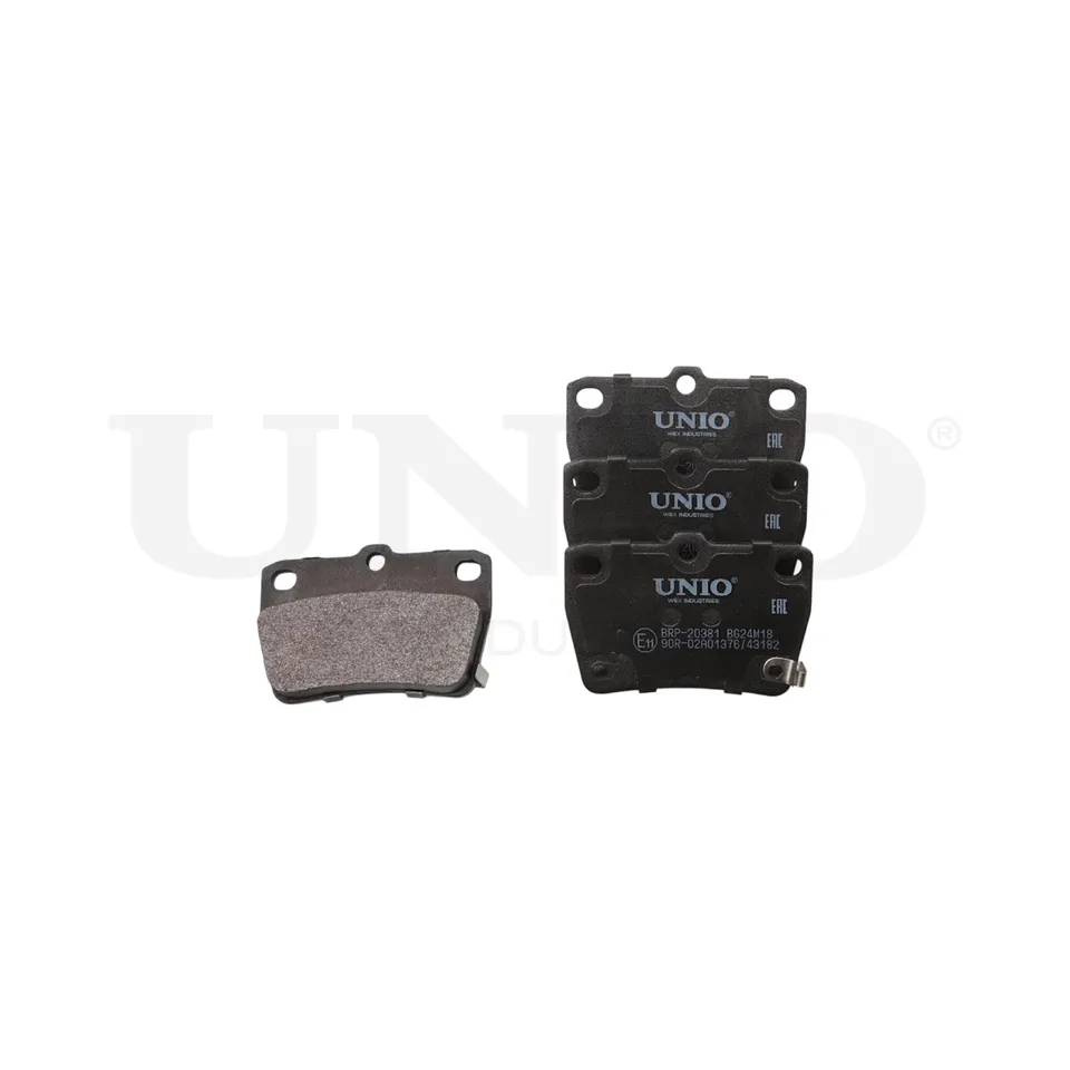 Колодки тормозные диск. задние Toyota RAV 4 (A20) 00-, Chery Tiggo (T11) 05- UNIO BRP-20381