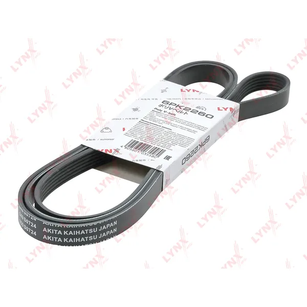 Ремень поликлиновый GM/JEEP/MAZDA/MB/VAG LYNXauto 6PK2260