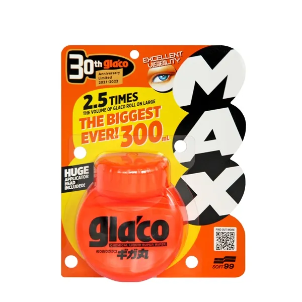 Антидождь Soft99 Glaco Roll on Max для стекол, 300 мл SOFT99 10363