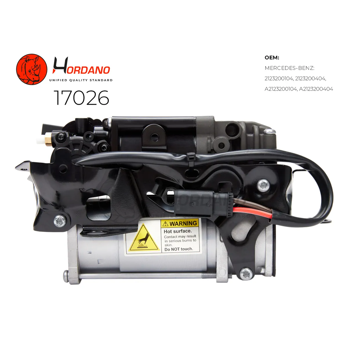 Компрессор пневматической подвески Mercedes-Benz E-class W212 (2009-2016) Hordano 17026