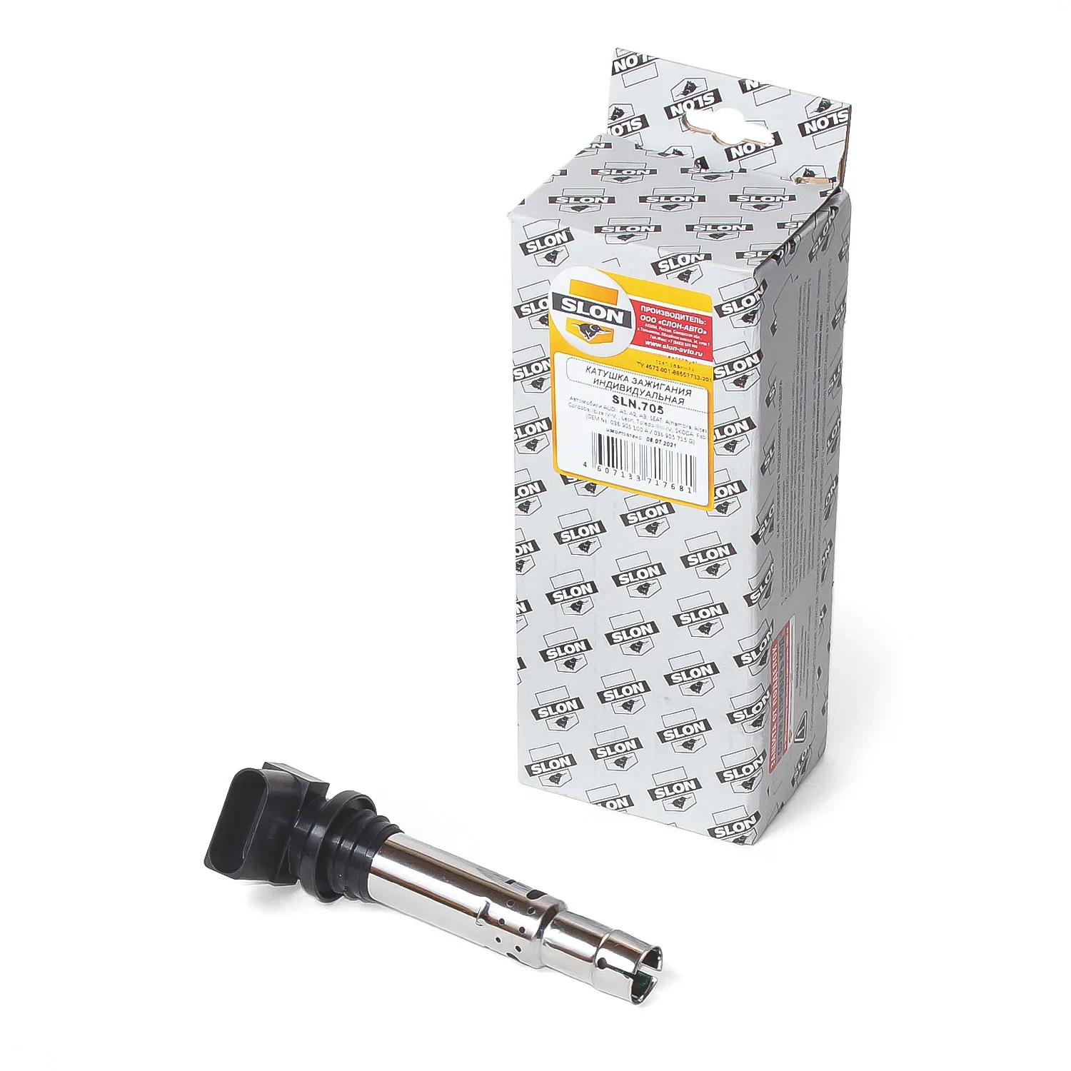Катушка зажигания (1Cyl) AUDI VW SEAT SKODA SLON SLN.705