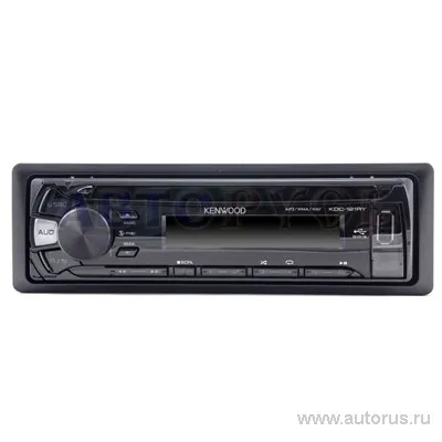 Проигрыватель CD,MP3 KENWOOD KDC-121RY, 4x50вт, USB
