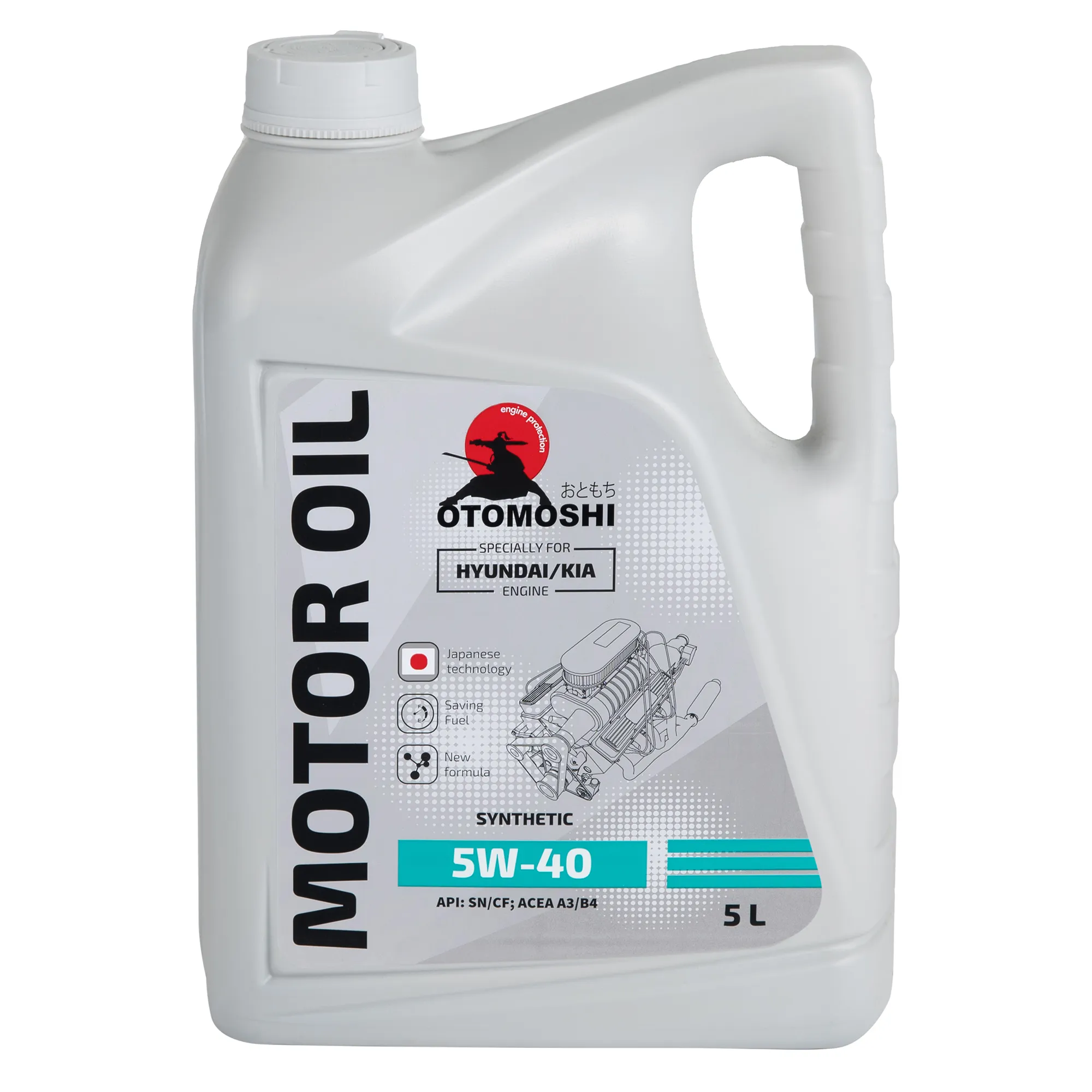 Масло моторное OTOMOSHI Hyundai/Kia 5W-40 5 л MF213823