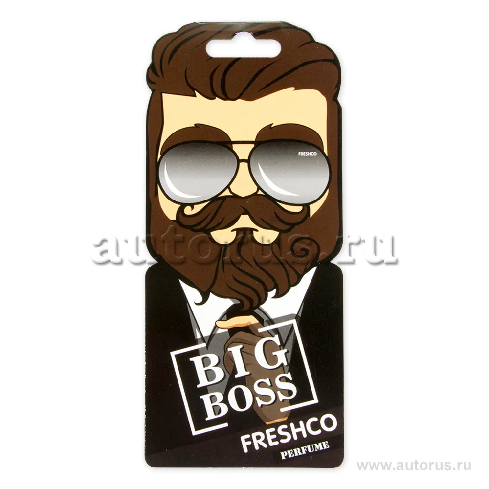 Ароматизатор Территория Мужчин пропитанный пластинка (ТМ Boss) Парфюм Freshco AR1TM030